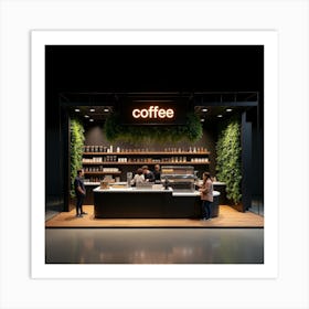 Coffee Shop 1 Art Print