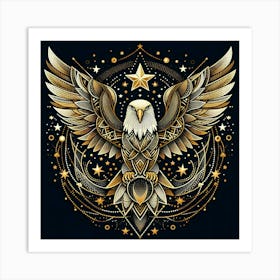 Eagle Canvas Art 1 Art Print