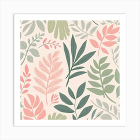 Seamless Floral Pattern Art Print