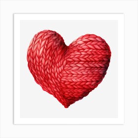 Red Heart Art Print