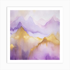 Purple Mountains Art Print