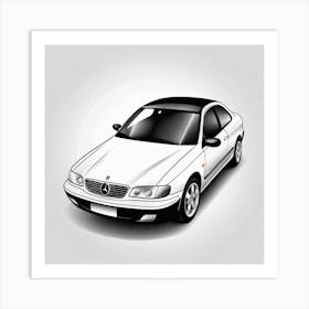 Mercedes Benz Clk 3 Art Print