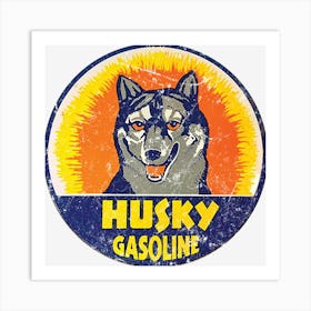 Husky Gasoline Art Print