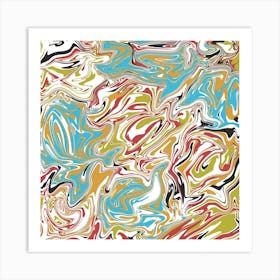 Abstract Swirls Art Print