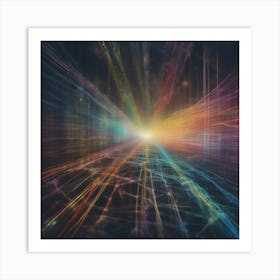 Abstract Space - Space Stock Videos & Royalty-Free Footage 1 Art Print