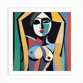 Picasso Naked Woman 4 Art Print