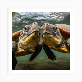 Turtles 2 Art Print