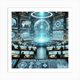 Ionosphere Communications Surveillance Directorate Converted Art Print