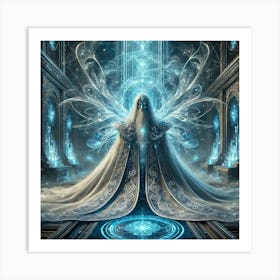 A High Tech, Sci Fi Depiction Of The Deep Tide Ora Art Print