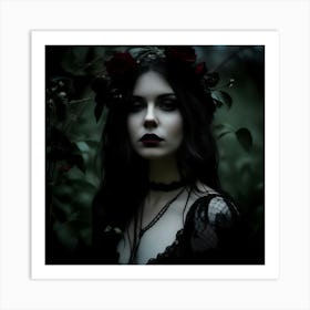 Gothic Beauty 7 Art Print