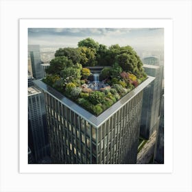 London'S Green Roof Art Print