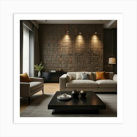 Modern Living Room 6 Art Print