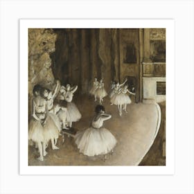 Ballet Dancers 2 Art Print