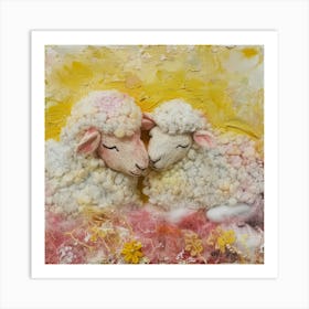 Two Sheep 3 Art Print