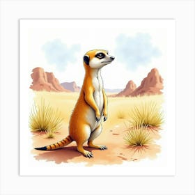 Meerkat 1 Art Print