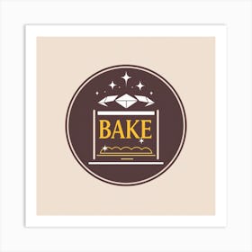 Bake Logo Sign Poster