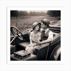 Dating Automotive Style-1928 ~Reimagined 10 Art Print