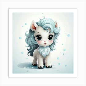 Cute Cartoon Pony Art Print