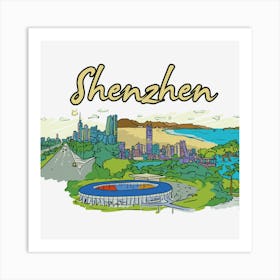 Shenzhen Art Print