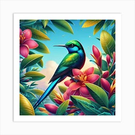 A Beautiful Image Of A Bird Art Print