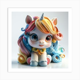 Radiant Unicorn Art Print