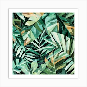 Tropical Leaves 110 Art Print