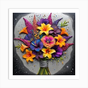 Bouquet Of Flowers 1 Art Print