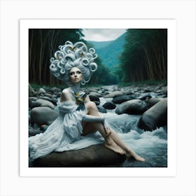 Fairy In The Forest 1 Art Print