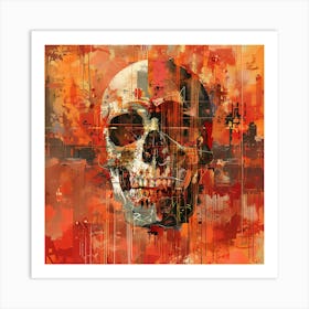 Skull Canvas Print Art Print