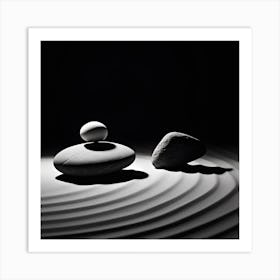 Zen Stones Art Print