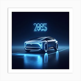 Futuristic Car 8 Art Print