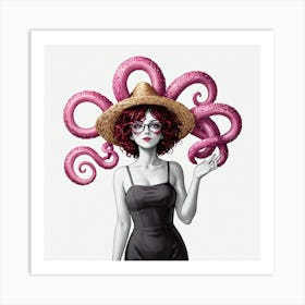 Octopus 6 Art Print