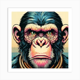 Chimpanzee 3 Art Print