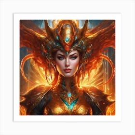 Elven Goddess ds Art Print