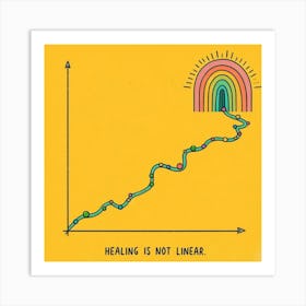 Healing Is Not Linear 1 Art Print