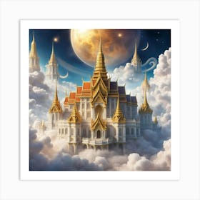 Palace In The Clouds Art Print