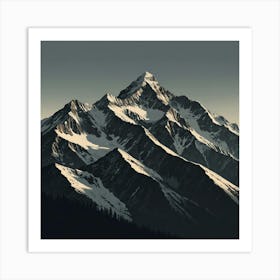 Mountain Range 4 Art Print