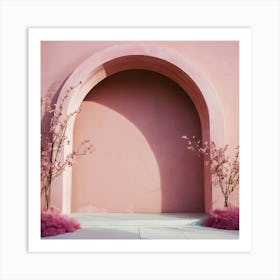 Pink Archway Art Print