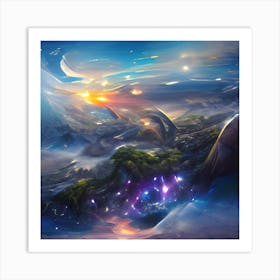 Fantasy Hd Wallpaper Art Print