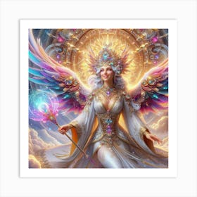 Angel Of The Sky 2 Art Print