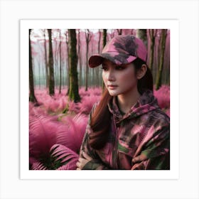 Pink Forest Art Print