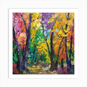 Autumn Forest 25 Art Print