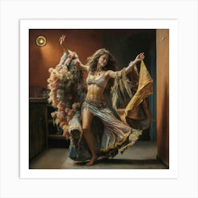 Belly Dancer Art Print