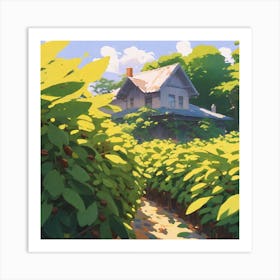 House In The Forest Art Print