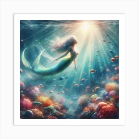 Mermaid 6 Art Print