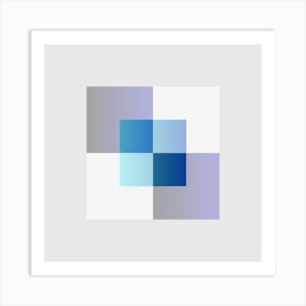 Squares Block 5 Art Print