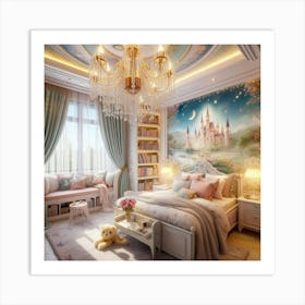 Princess Bedroom Art Print