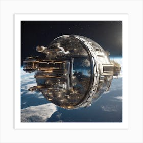 Spaceship 91 Art Print