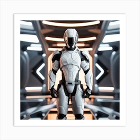 Futuristic Space Suit 18 Art Print