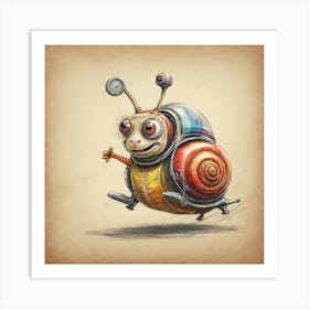 Snail 7 Art Print